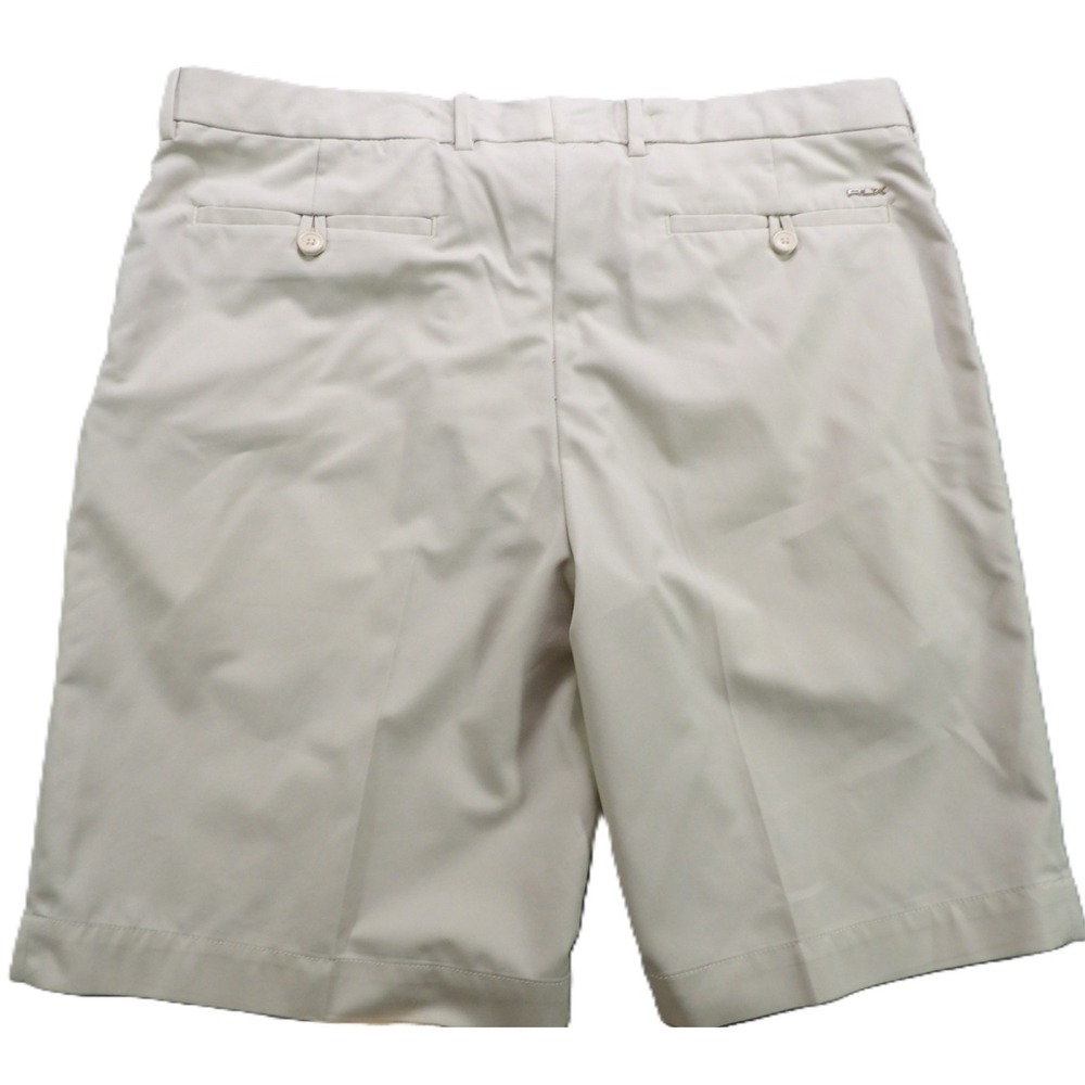 RLX Ralph Lauren Golf Shorts Men‎ 36 Beige Tailored Performance Polyester Sport